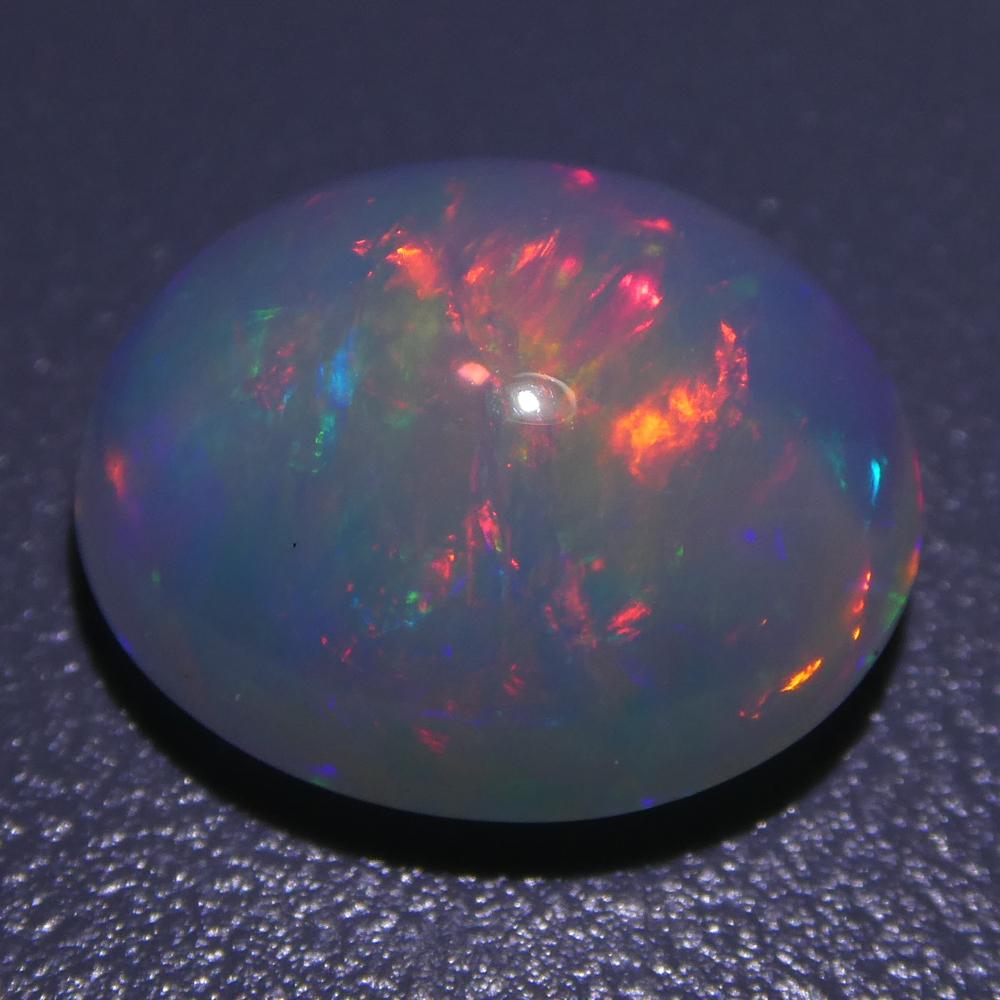 3.60ct Oval Cabochon Crystal Opal For Sale 4
