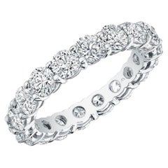 3.60ct Round Diamond Eternity Band in 18KT Gold