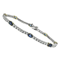 Pulsera Zafiro 3,60ct Diamante 2,20ct