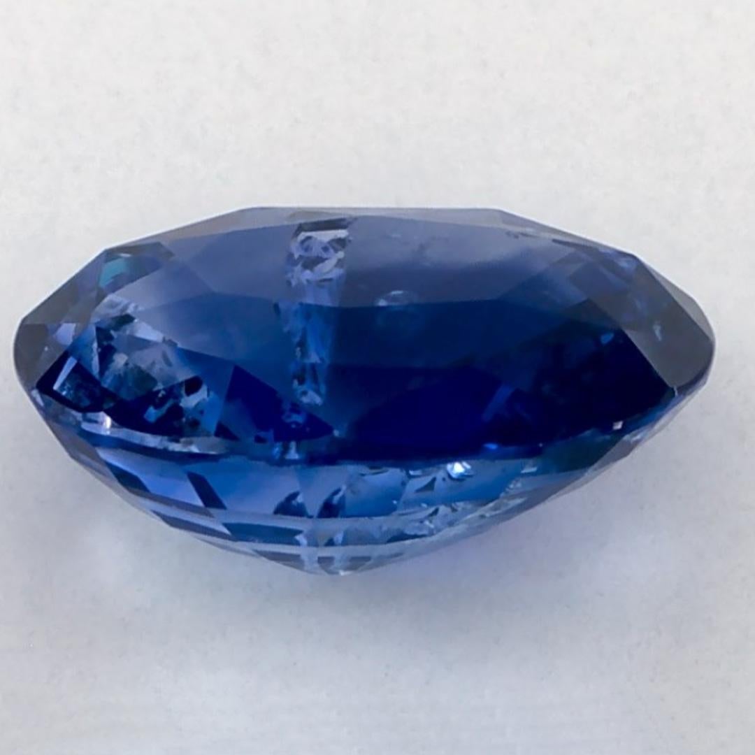 3.61 Karat Blauer Saphir Oval Loser Edelstein im Zustand „Neu“ im Angebot in Fort Lee, NJ