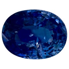 3.61 Ct Blue Sapphire Oval Loose Gemstone (pierre précieuse en vrac)