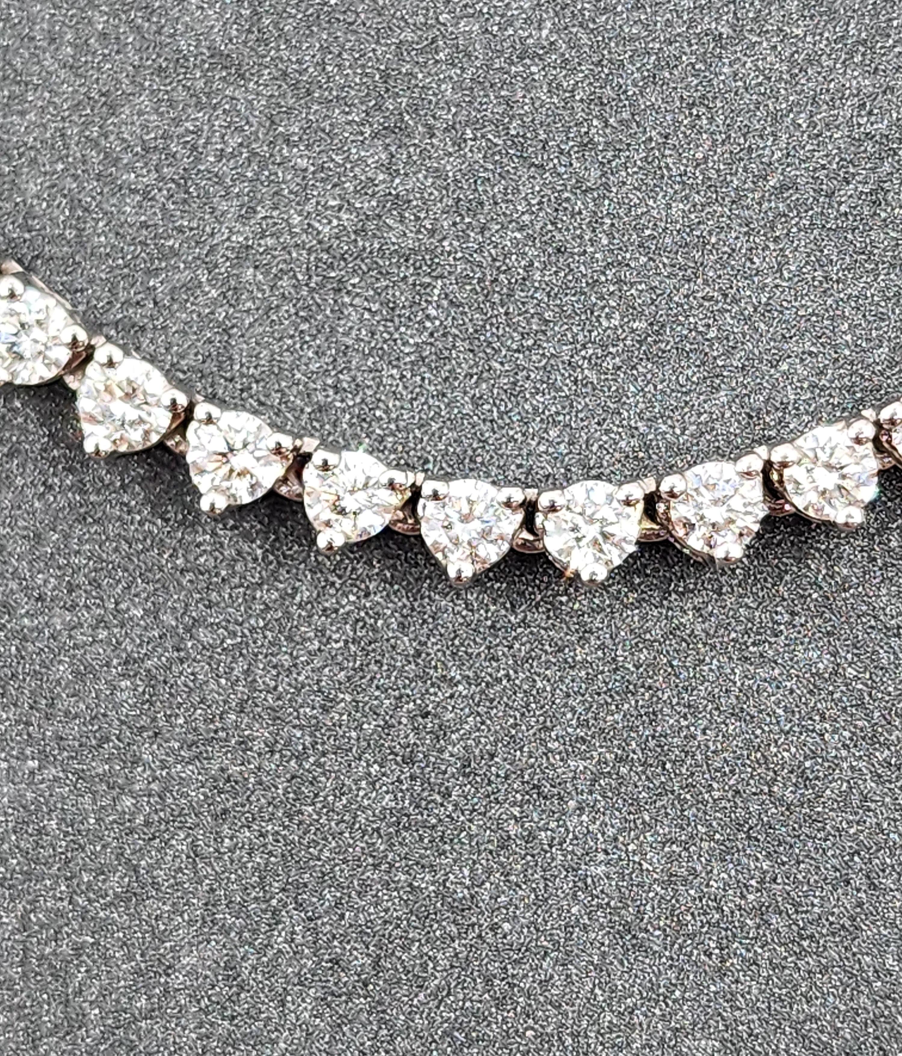 tennis necklace diamond