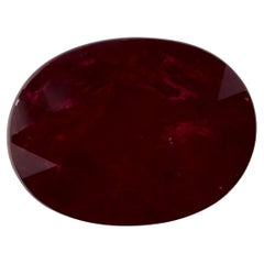 3.61 Ct Ruby Oval Loose Gemstone