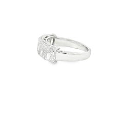 3,61 CTW, GIA-zertifizierter Diamantring mit Radiant-Schliff aus Platin