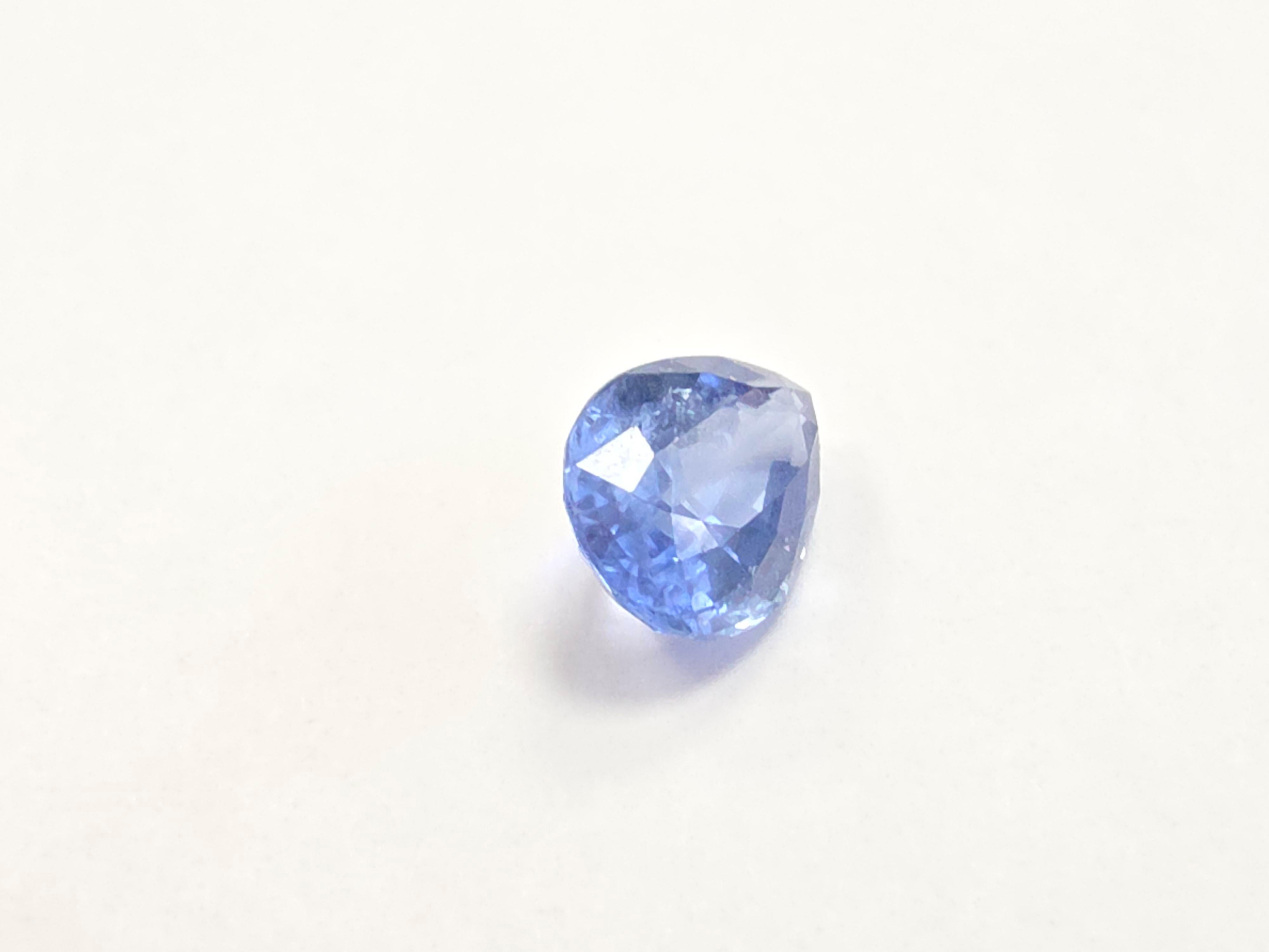 Saphir naturel taille poire de 3.62 carats Neuf - En vente à Great Neck Plaza, NY