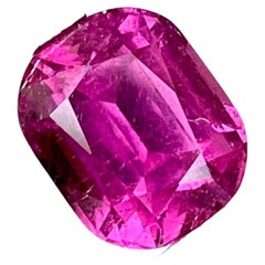 Pierre rubellite tourmaline afghane taille coussin de 3,62 carats