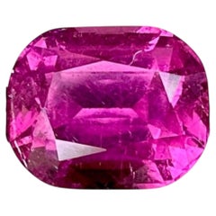 Pierre rubellite tourmaline afghane taille coussin de 3,62 carats