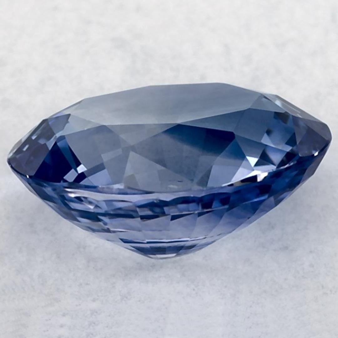 3.62 Karat Blauer Saphir Oval Loser Edelstein im Zustand „Neu“ im Angebot in Fort Lee, NJ