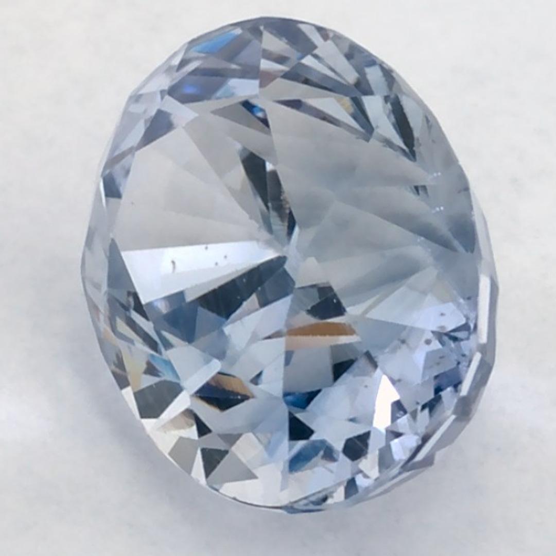 Donna 3.62 carati di zaffiro blu ovale sfuso in vendita