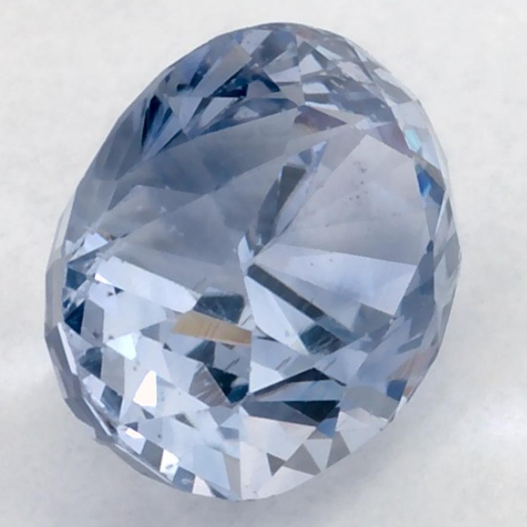 3.62 carati di zaffiro blu ovale sfuso in vendita 2