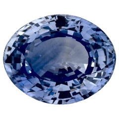 3.62 Ct Blue Sapphire Oval Loose Gemstone