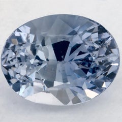 3.62 Karat Blauer Saphir Oval Loser Edelstein