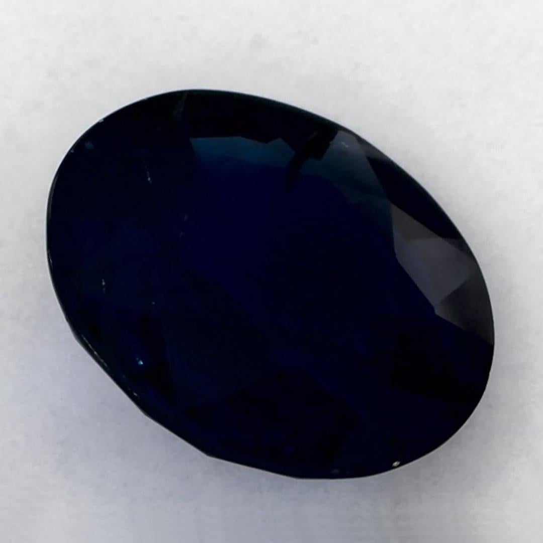 Taglio rotondo 3.62 carati di zaffiro blu rotondo sfuso in vendita