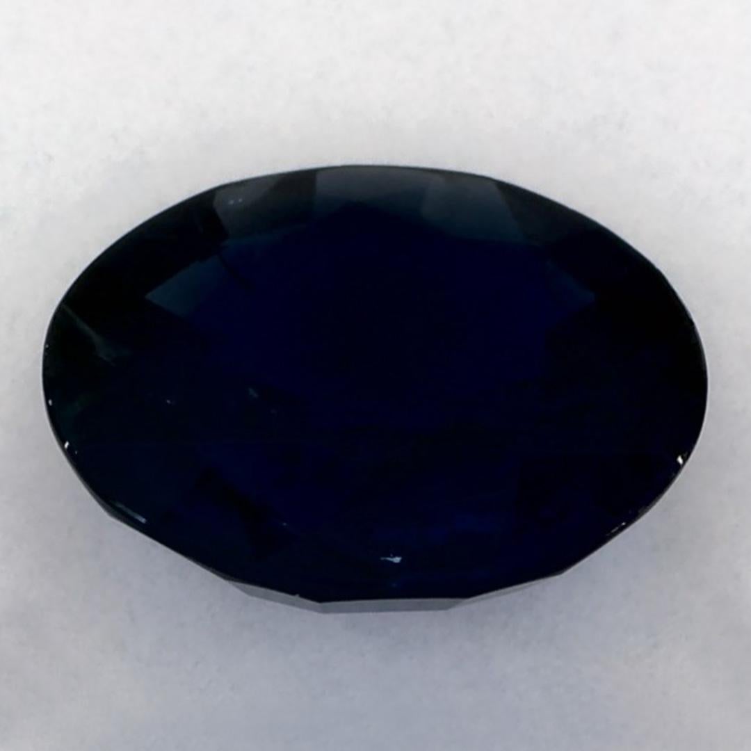 3.62 carati di zaffiro blu rotondo sfuso In condizioni Nuovo in vendita a Fort Lee, NJ