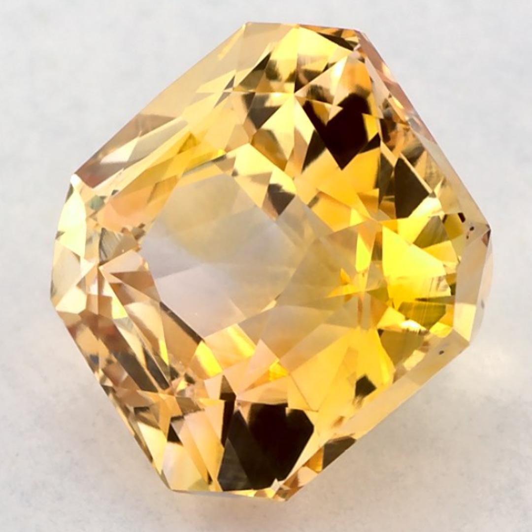 De las mujeres 3.62 qt Zafiro amarillo radiante Gema suelta en venta