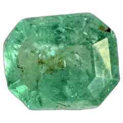 3.62ct  Emerald Cut No-Oil Natural Untreated Green Emerald Gemstone