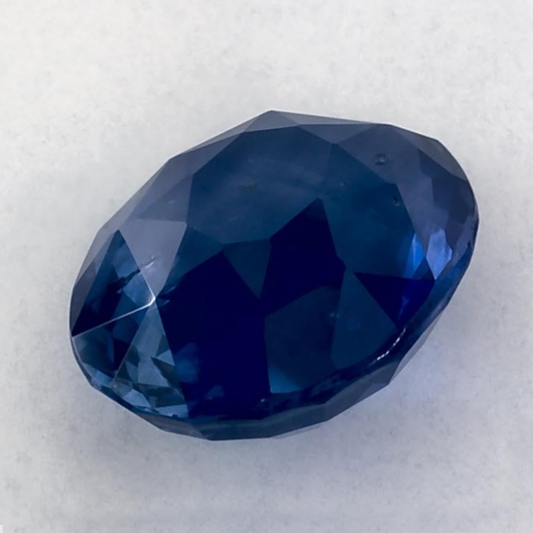 Oval Cut 3.63 Ct Blue Sapphire Oval Loose Gemstone