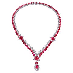 Ruby Drop Necklaces