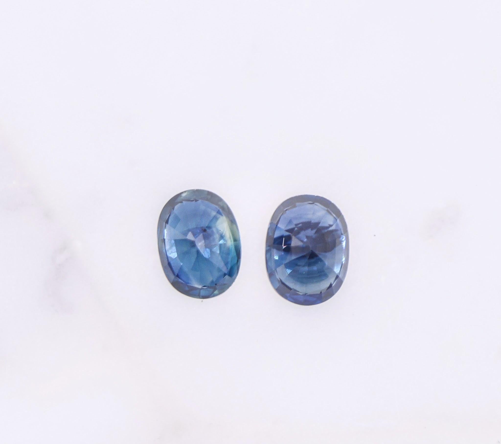 3.64 Carat Blue Sapphire Loose Gemstone Oval 8x6mm For Sale 4