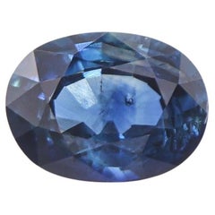 3.64 Carat Blue Sapphire Loose Gemstone Oval 8x6mm