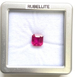 3.64 Carats Rubellite Tourmaline Octa Faceted Cut stone Top Quality Natural gem