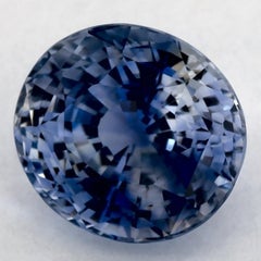 3.64 Ct Blue Sapphire Oval Loose Gemstone