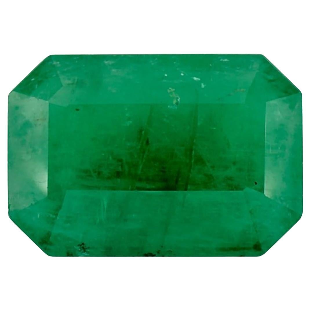 3.64 Ct Emerald Octagon Cut Loose Gemstone