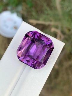 36.40 Carat Natural Loose Amethyst Cushion Cut Gemstone