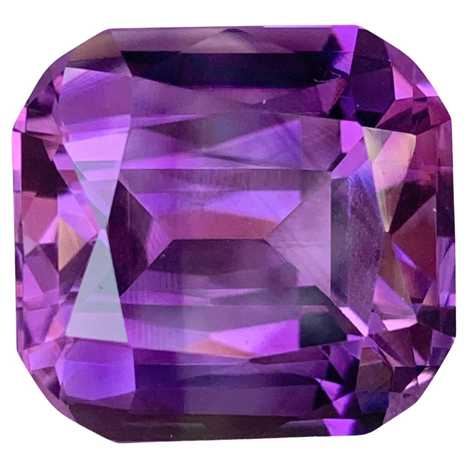 36.40 Carat Natural Loose Amethyst Cushion Cut Gemstone