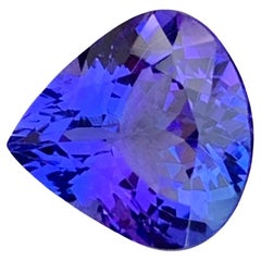 3.65 Carat Natural Faceted Tanzanite Pear Shape Gemstone