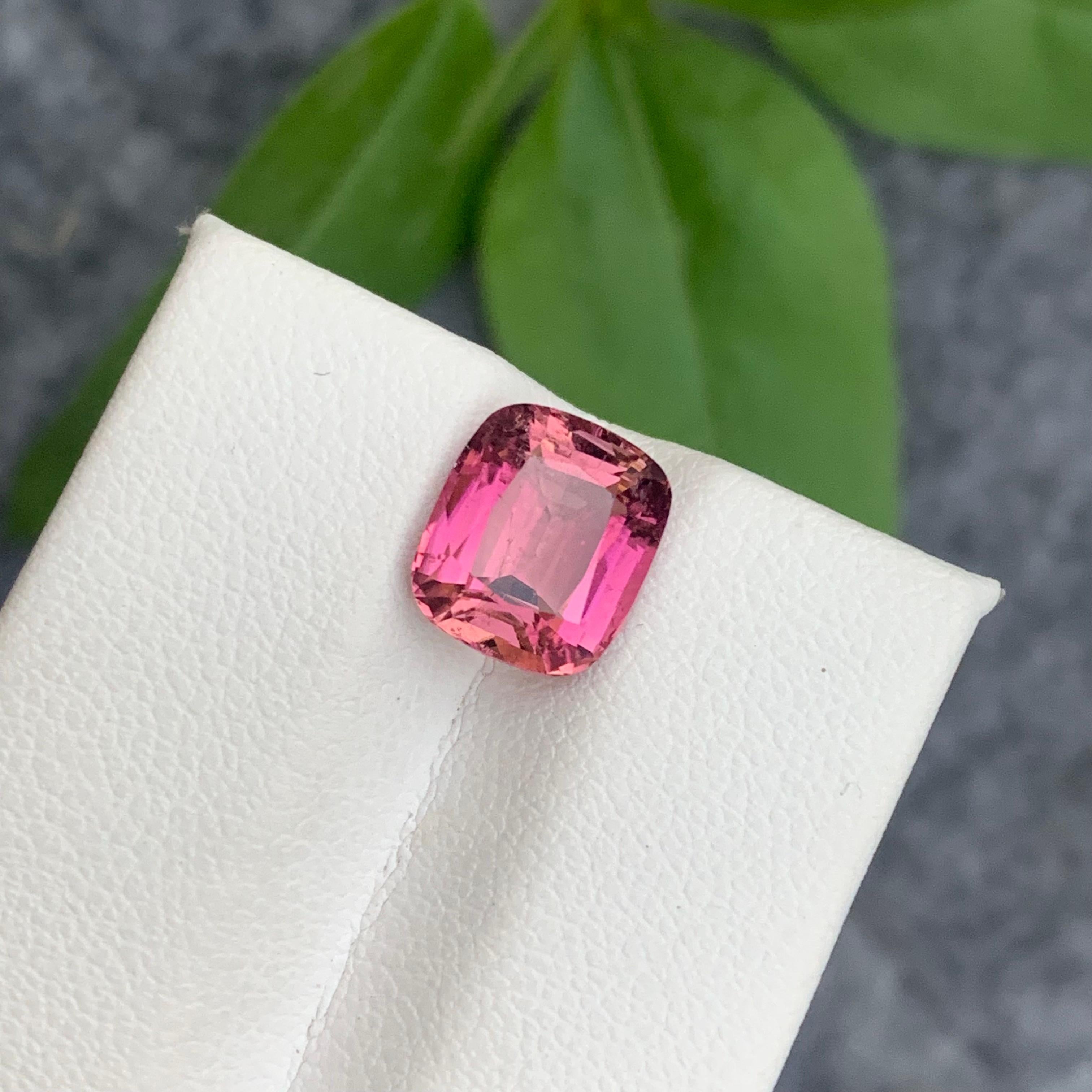 Gemstone Type : Tourmaline
Weight : 3.65 Carats
Dimensions : 9.7x8.2x5.9 Mm
Origin : Kunar Afghanistan
Clarity : SI
Shape: Cushion
Color: Pink
Certificate: On Demand
Basically, mint tourmalines are tourmalines with pastel hues of light green to