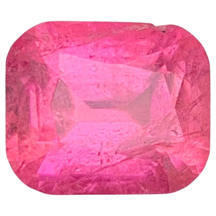 3.65 Carat Natural Loose Rubellite Tourmaline Cushion Shape Gemstone