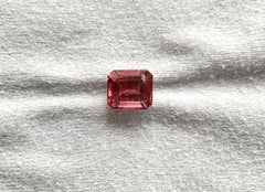 3.65 Carats Pink Tourmaline Faceted Octagon cut stone Fine Jewelry Natural Gems