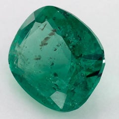 3.66 Ct Emerald Cushion Loose Gemstone