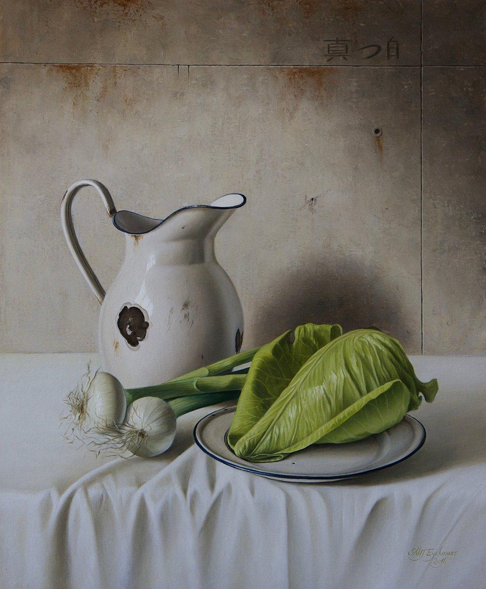 Pure White - Painting by Stefaan Eyckmans