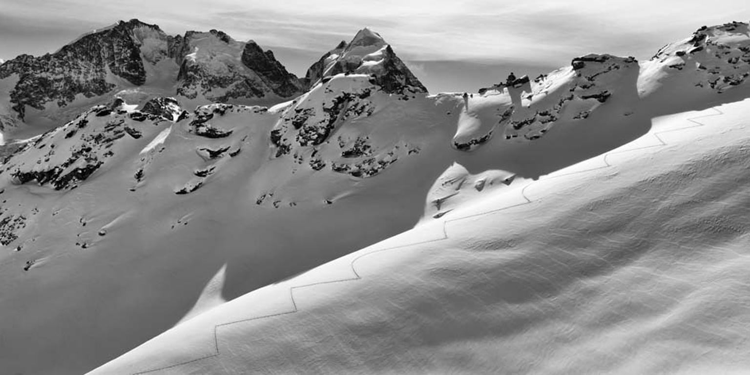 Peter Mathis Landscape Photograph - Piz Bernina Roseg, Engadine, Switzerland, Mountain Photography