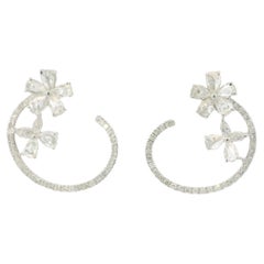 Orecchini con diamanti da 3,69 carati