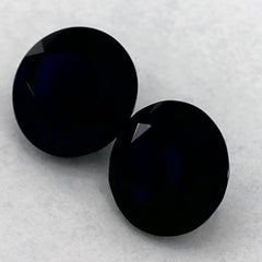 3.69 Ct Blue Sapphire Round Loose Gemstone