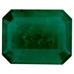 3.69 qt Esmeralda talla octágono Gema suelta