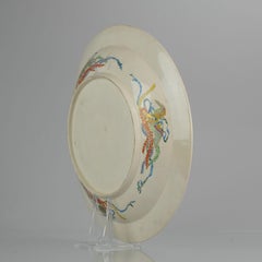 19th Century Japanese Satsuma Charger Bow Samurai Figures Antique