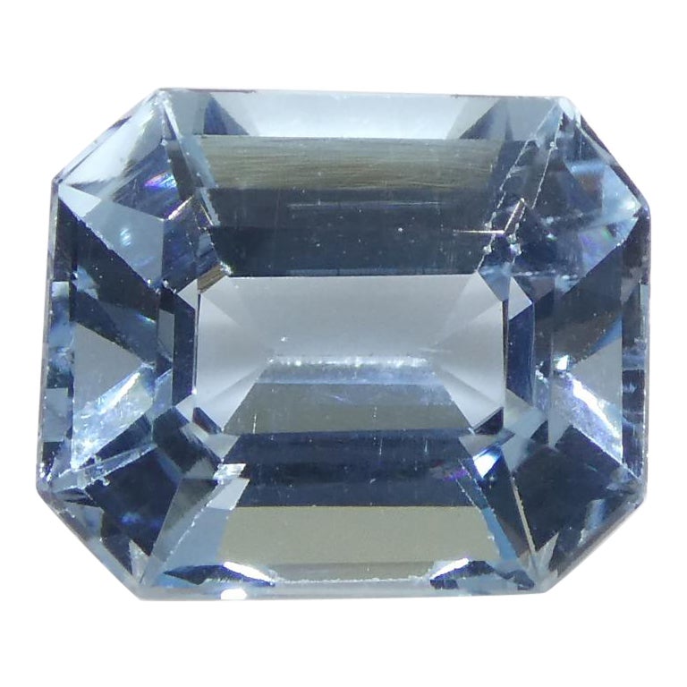 3.6ct Blauer Aquamarin im Smaragdschliff aus Brasilien
