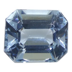 3.6ct Blauer Aquamarin im Smaragdschliff aus Brasilien