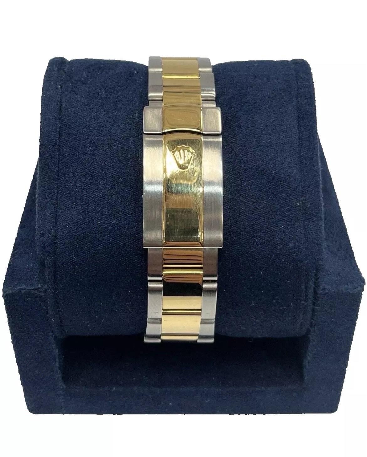 Rolex Montre Datejust 116233 champagne à cadran chiffres romains bicolore 36 mm en vente 1