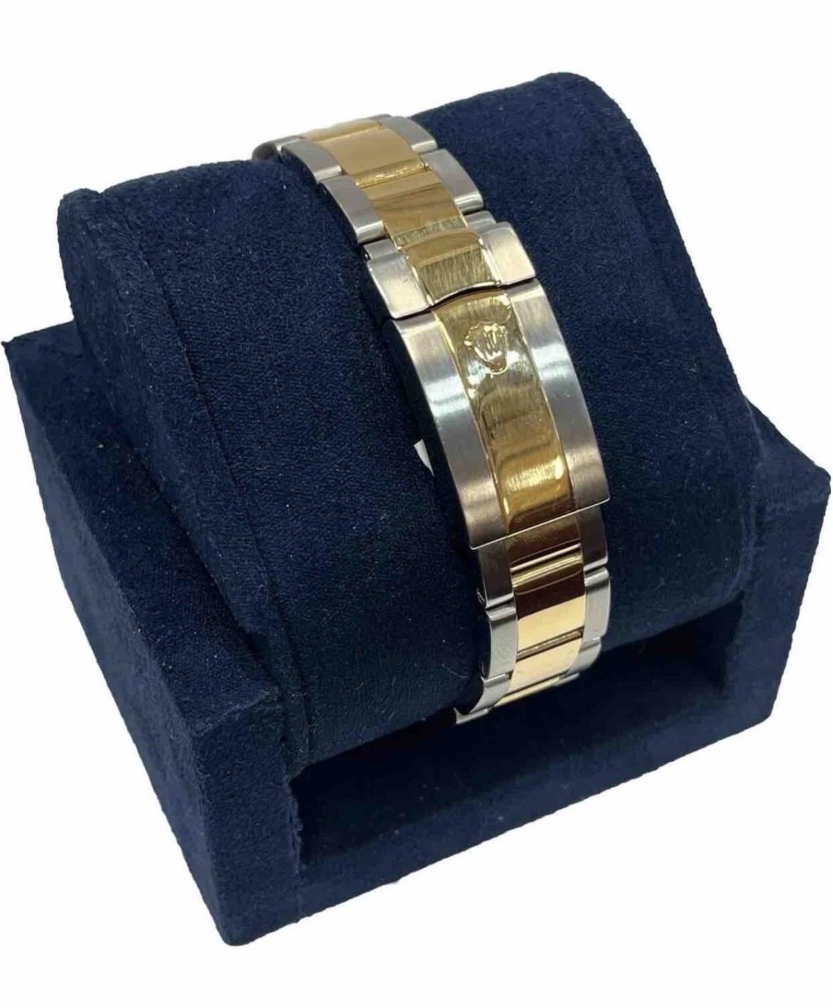 Rolex Montre Datejust 116233 champagne à cadran chiffres romains bicolore 36 mm en vente 2