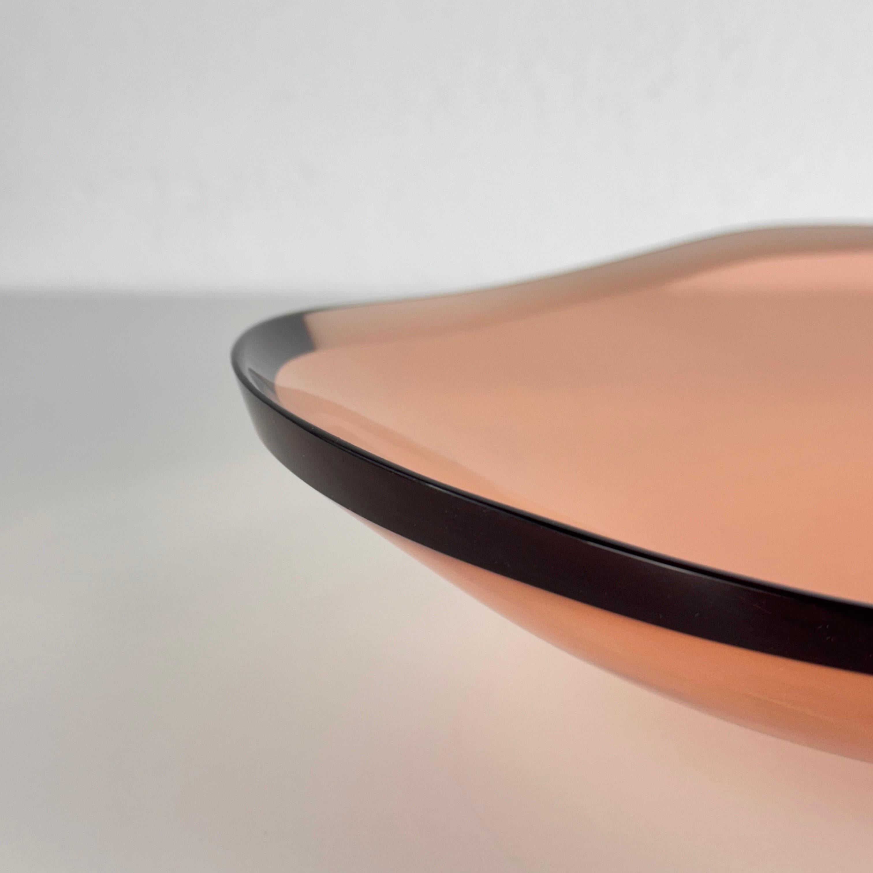 Max Ingrand for Fontana Arte, Large Curved Pink Crystal Centerpiece, 1960s 6