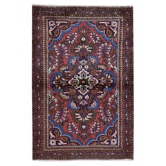 3'6 "x5'5" New Persian Lilihan Pure Wool Hand Knotted Oriental Rug