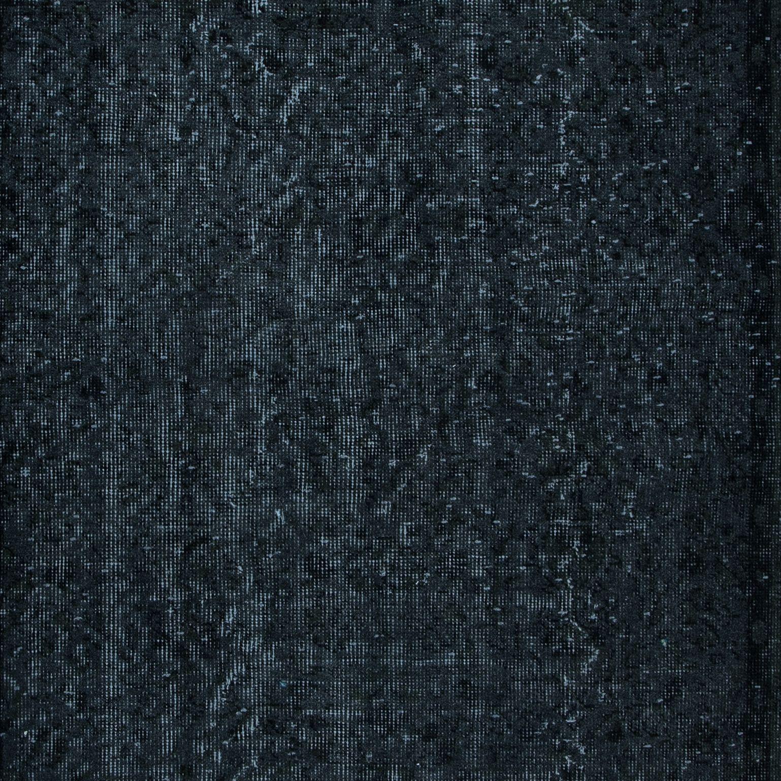 Noué à la main 3.6x6.4 Ft Handmade Area Rug in Black Colors, Contemporary Turkish Carpet (tapis turc contemporain) en vente