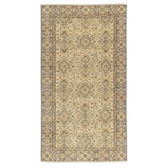 3.6x6.4 Ft Vintage Floral Turkish Accent Rug for Country Farmhouse Decoration