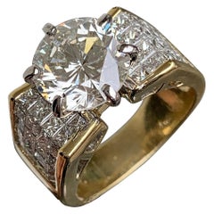 3.7 Carat Approximate Round Center with Invisible Set Diamonds, Ben Dannie