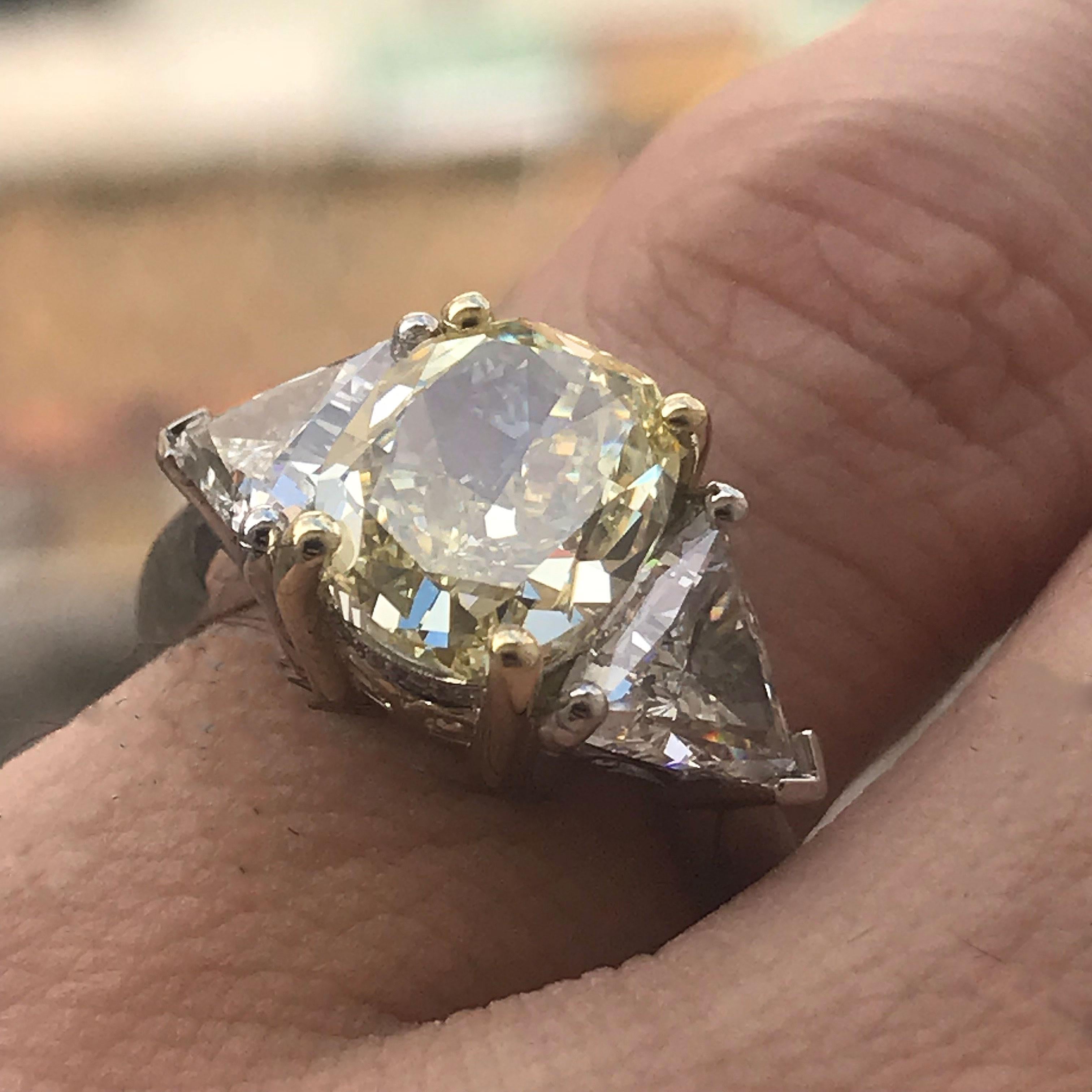 3.7 carat diamond ring